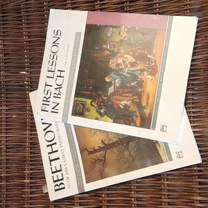 TWO Piano Music Bach & Beethoven Soft Cover 2nd Edition